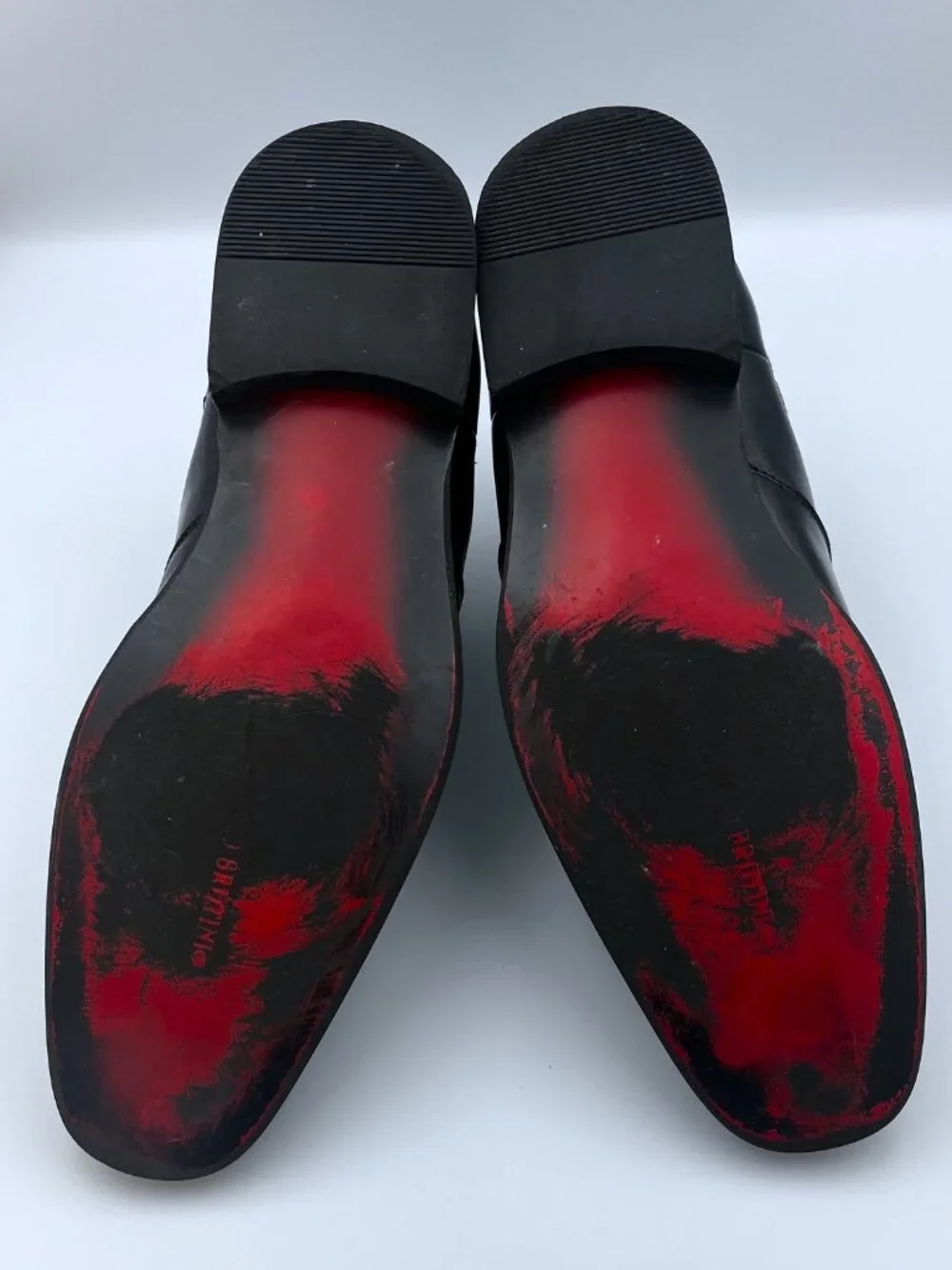 Giorgio Brutini - Men's Black Leather Ankle Boots Shoes – Size 10M